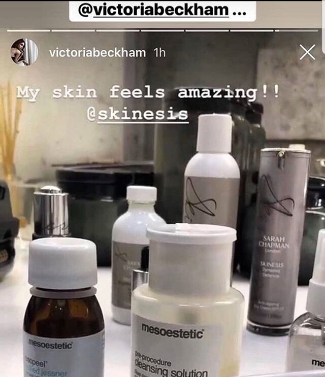 Even Posh Spice Victoria Beckham uses #Mesoestetic products
Available online at www.beautytalks.co.nz 
#beautytalksnz #skincareNZ #flawlessskin #beautifulyou #selfcare #beautytherapy #aucklandsalon