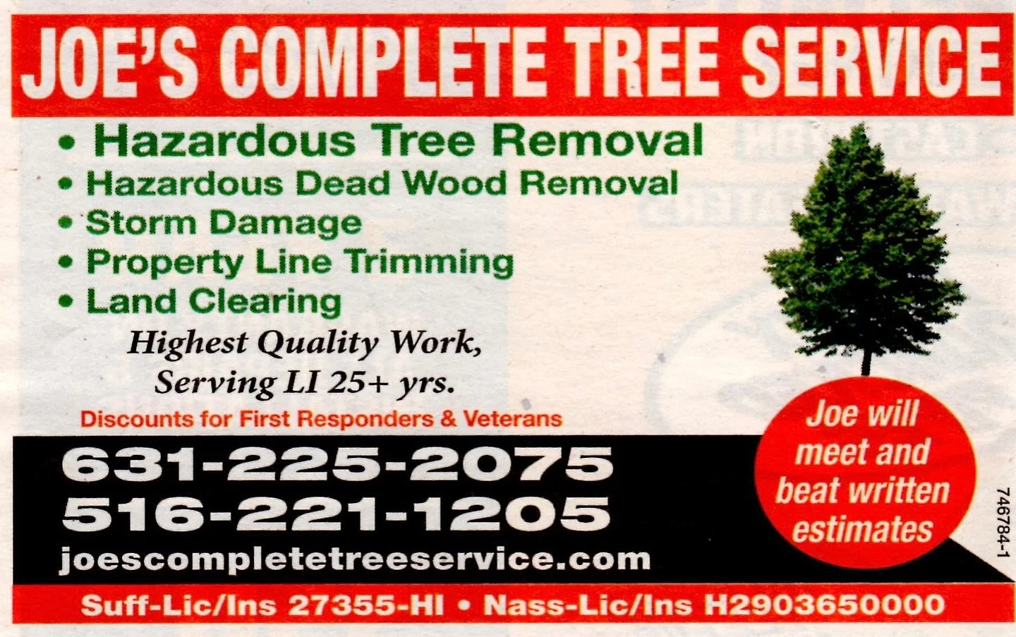 For all your Estimate Needs 📞
.
.
#joescompletetreeservice #longislandtreeservice #suffolkcountyny #nassaucountyny