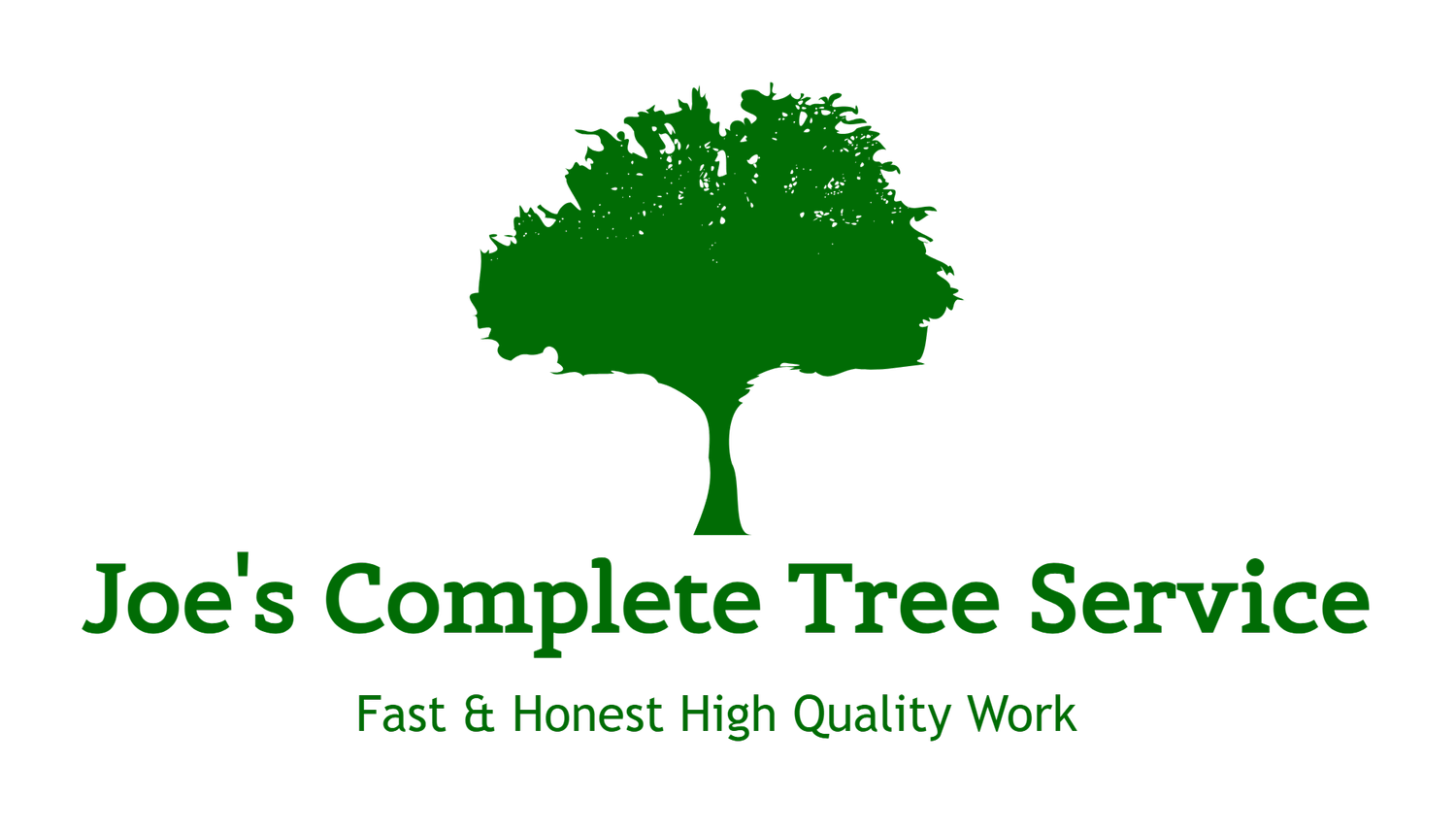 Contact — Joe's Complete Tree Service