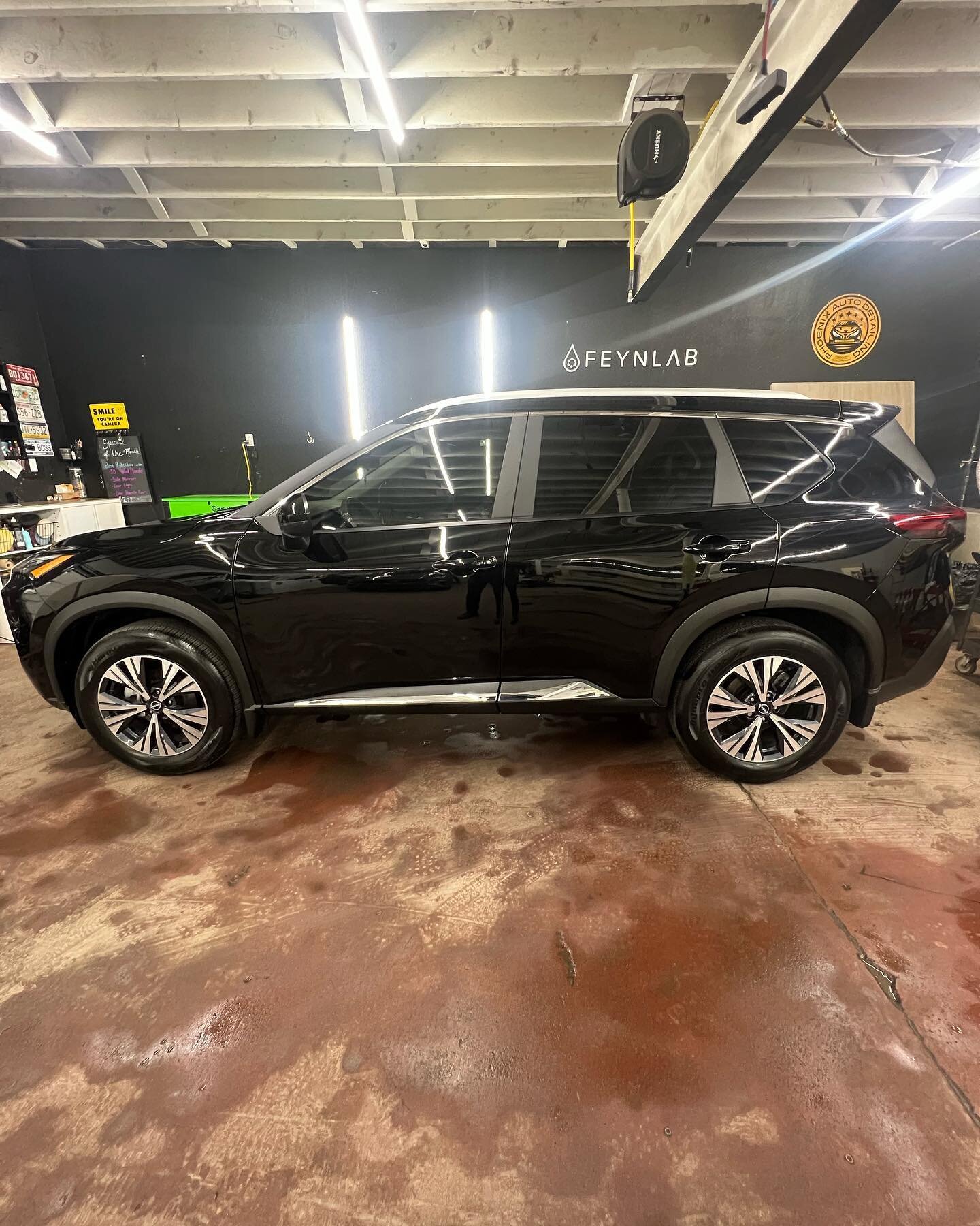 Check out this 2023 Nissan Rogue that came in for some paint correction and protection! This car first started with a washed and was decontaminated with a clay bar in order to remove any impurities embedded in the surface. Then, it headed over to our