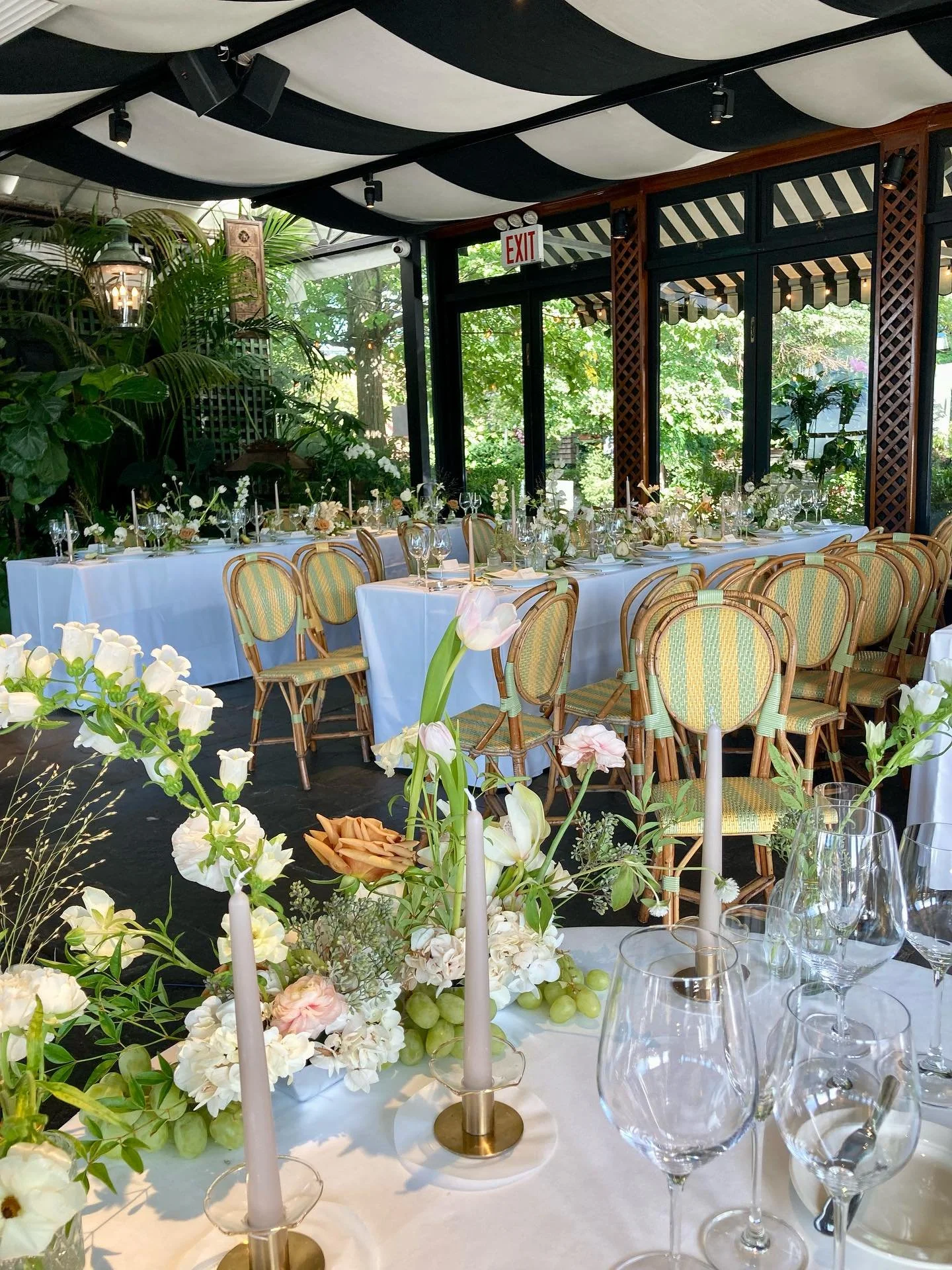 Loving everything about these tables for Danielle + Zaheen 🍐🥂✨