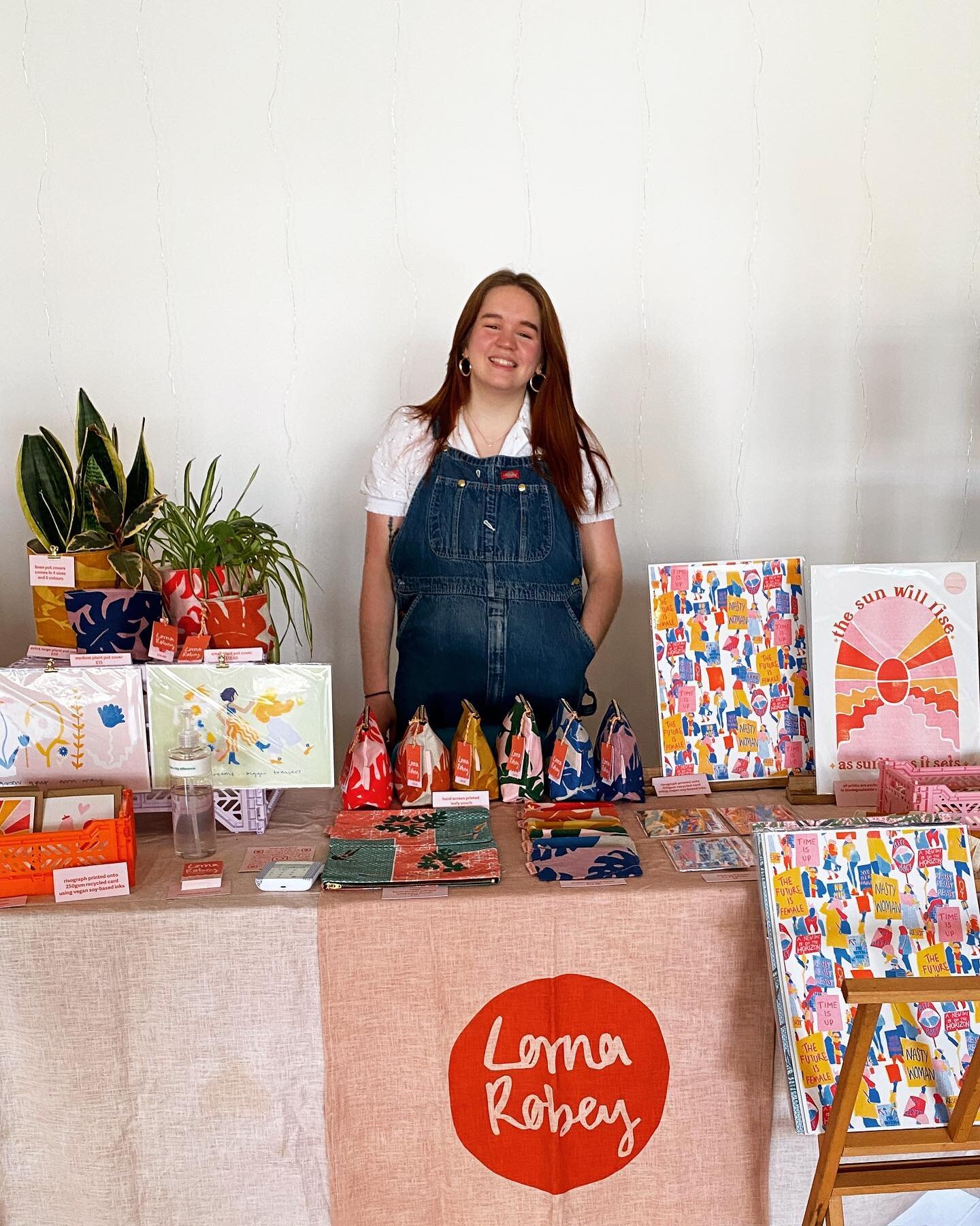i&rsquo;m upstairs at @showroomworkstation with all my colourful printed bits and bobs! there&rsquo;s such an amazing line up of over 50 creatives here and the event has been beautifully curated by Char @endlesslovecreative - there is truly something