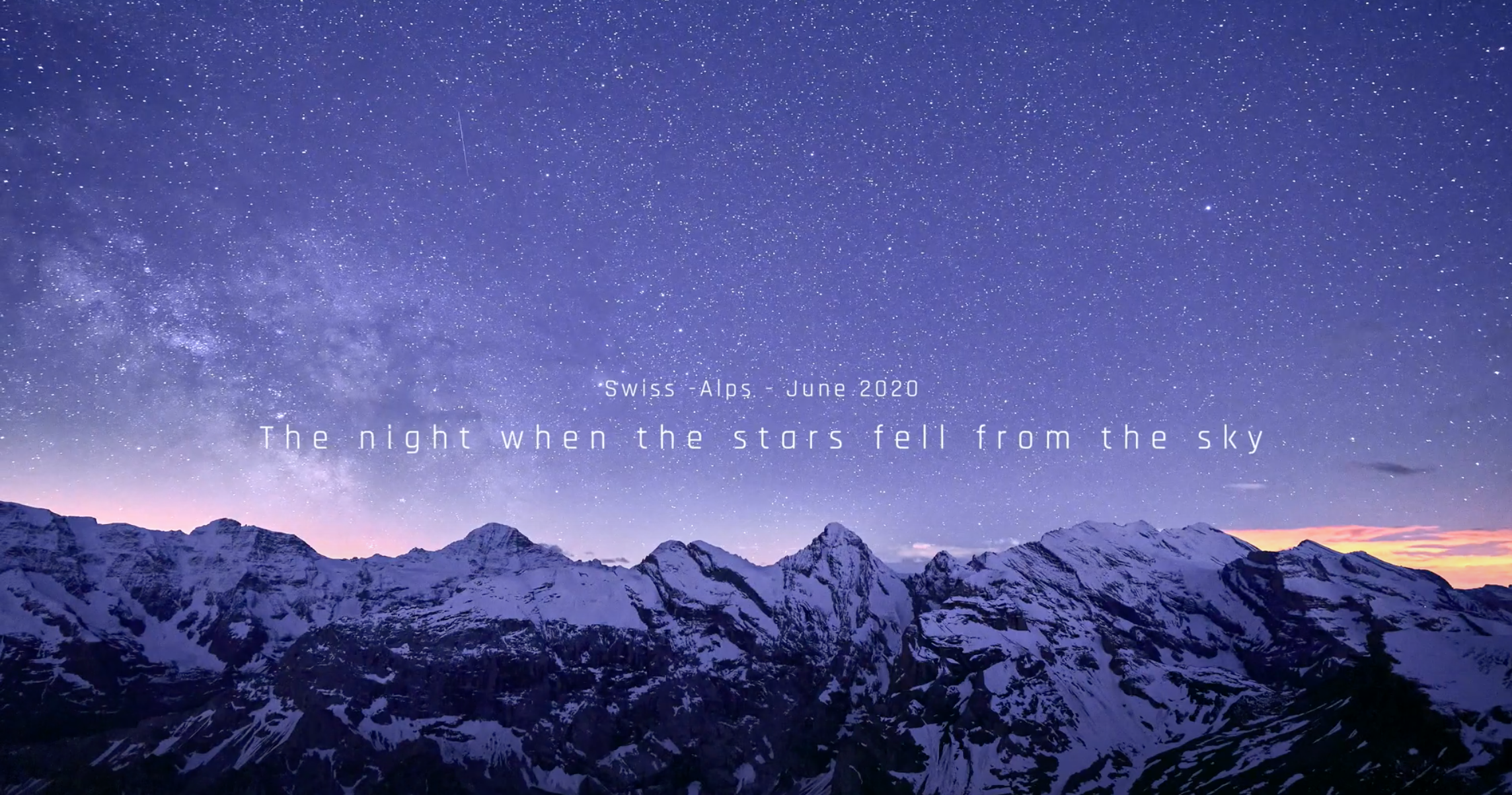 Timelapse - Making of "The night when the stars fell from the sky"