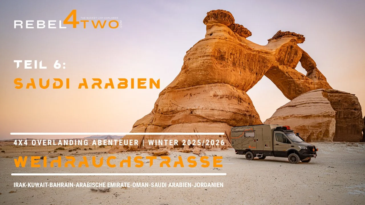 SAUDI ARABIEN | 4x4 Overlanding Abenteuer WEIHRAUCHSTRASSE - Teil 6 jetzt auf YouTube