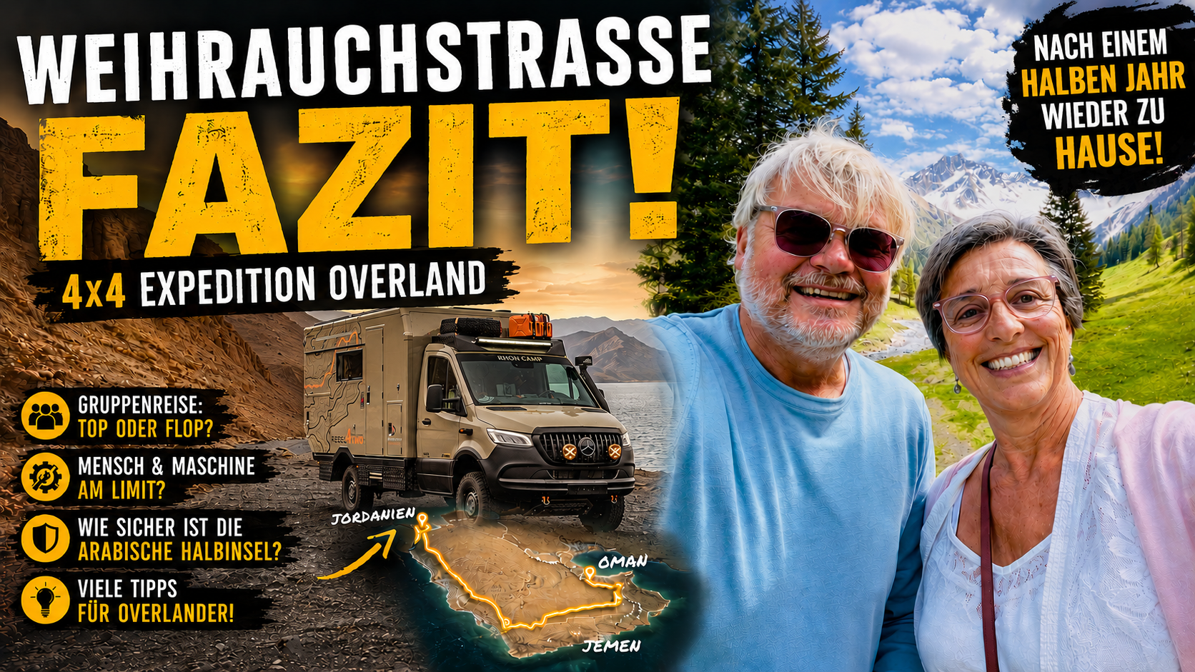  WEIHRAUCHSTRASSE Fazit!| 4x4 Overlanding Abenteuer jetzt auf YouTube