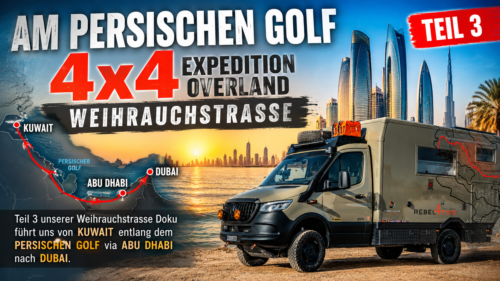 AM PERSISCHEN GOLF | 4x4 Overlanding Abenteuer WEIHRAUCHSTRASSE- Teil 3 jetzt YouTube