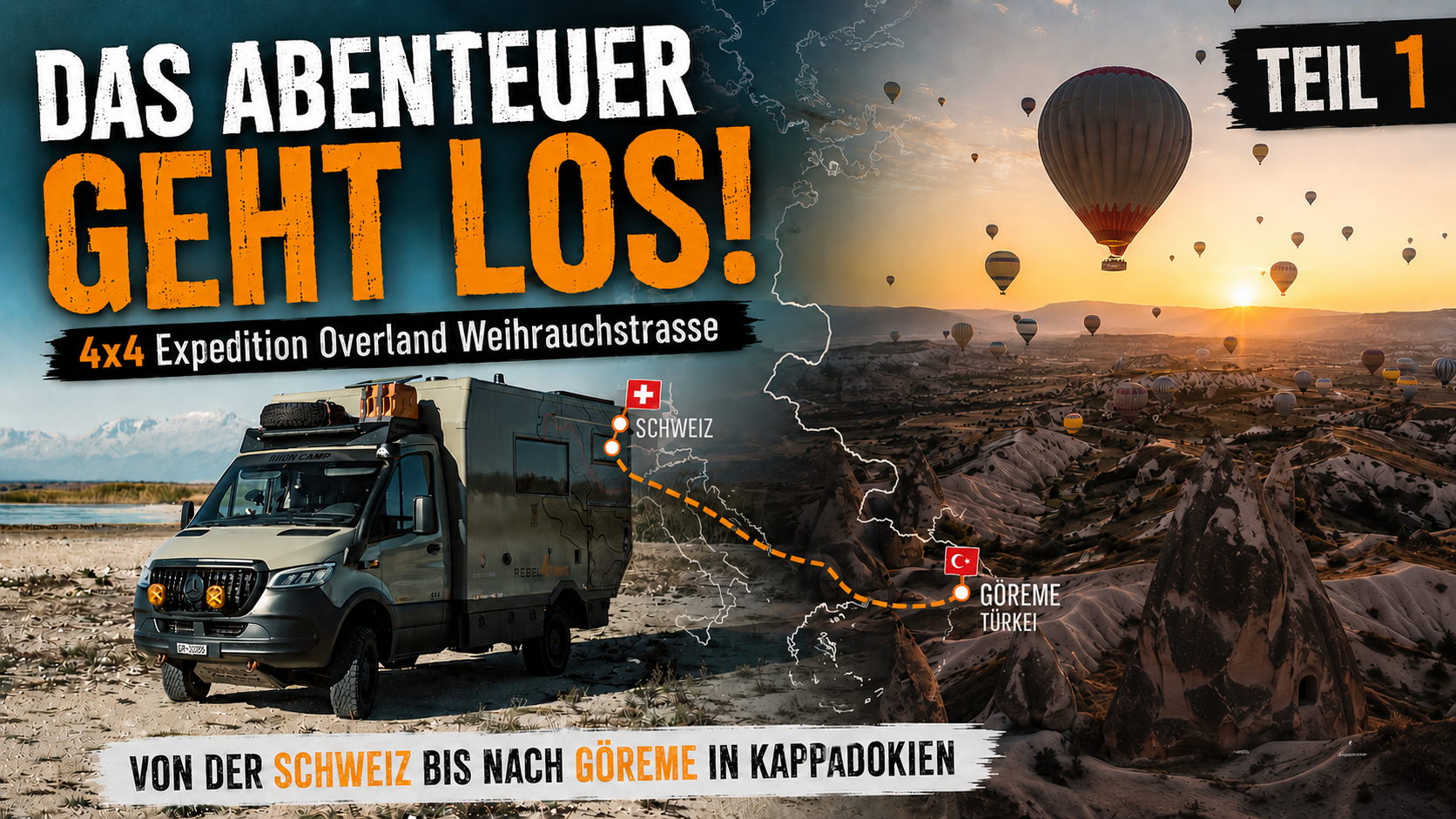 DAS ABENTEUER GEHT LOS!| 4x4 Overlanding Abenteuer WEIHRAUCHSTRASSE - Teil 1 jetzt YouTube