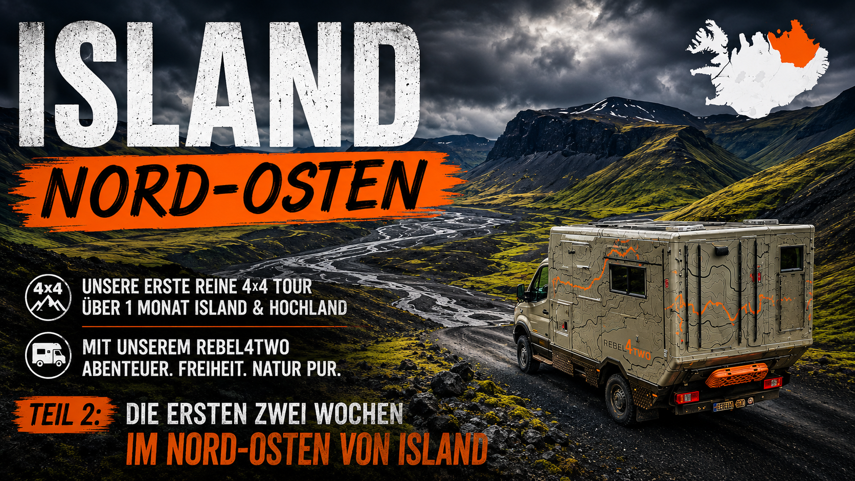 ISLAND - 4x4 Overlanding Abenteuer - Teil 2: Nord-Osten - Neues YouTube Video