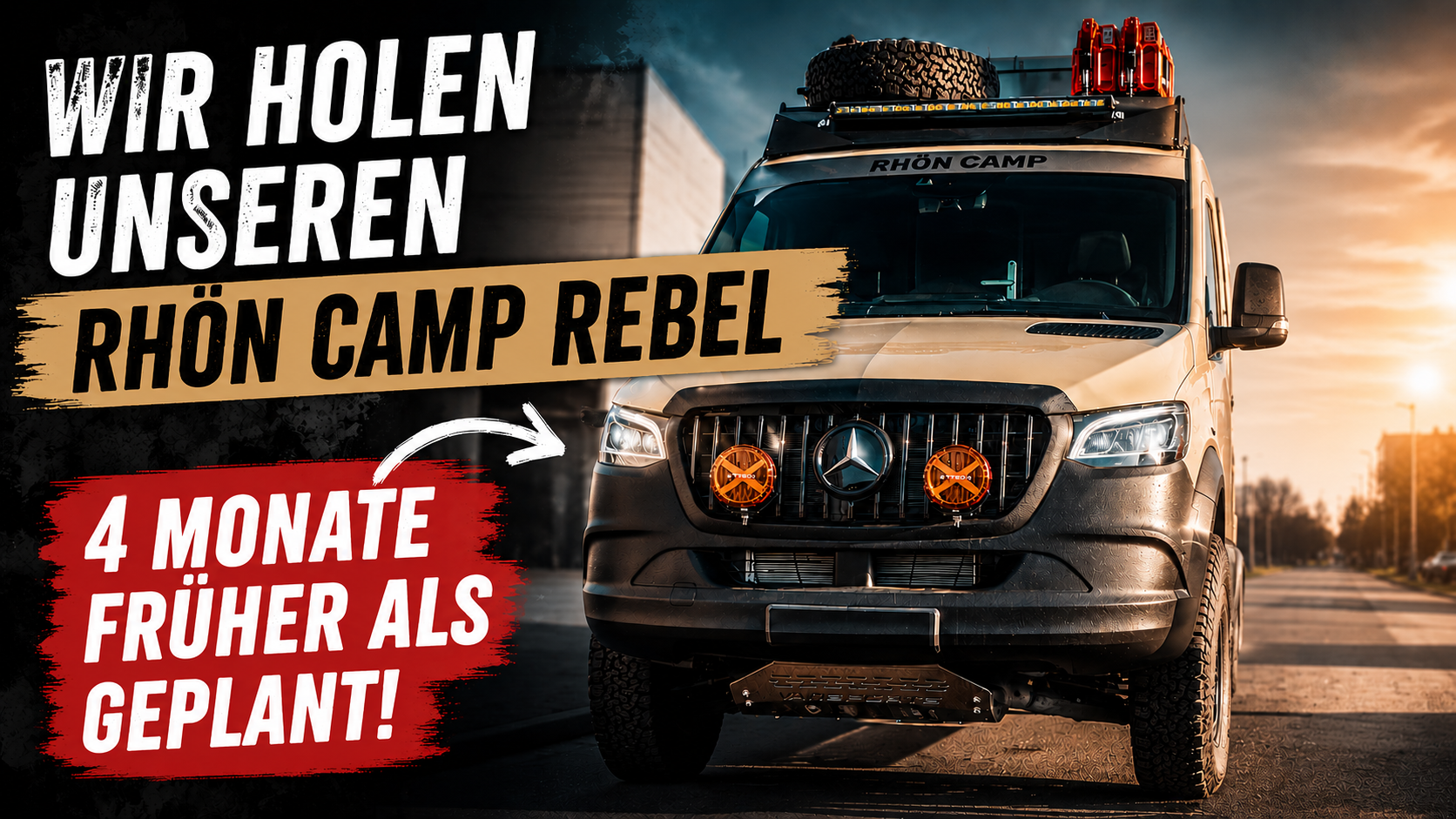 Rebel4Two | Wir holen unseren Rhön Camp Rebel ab - Vier Monate früher als geplant! | Neues YouTube Video: Reise-Vlog 5