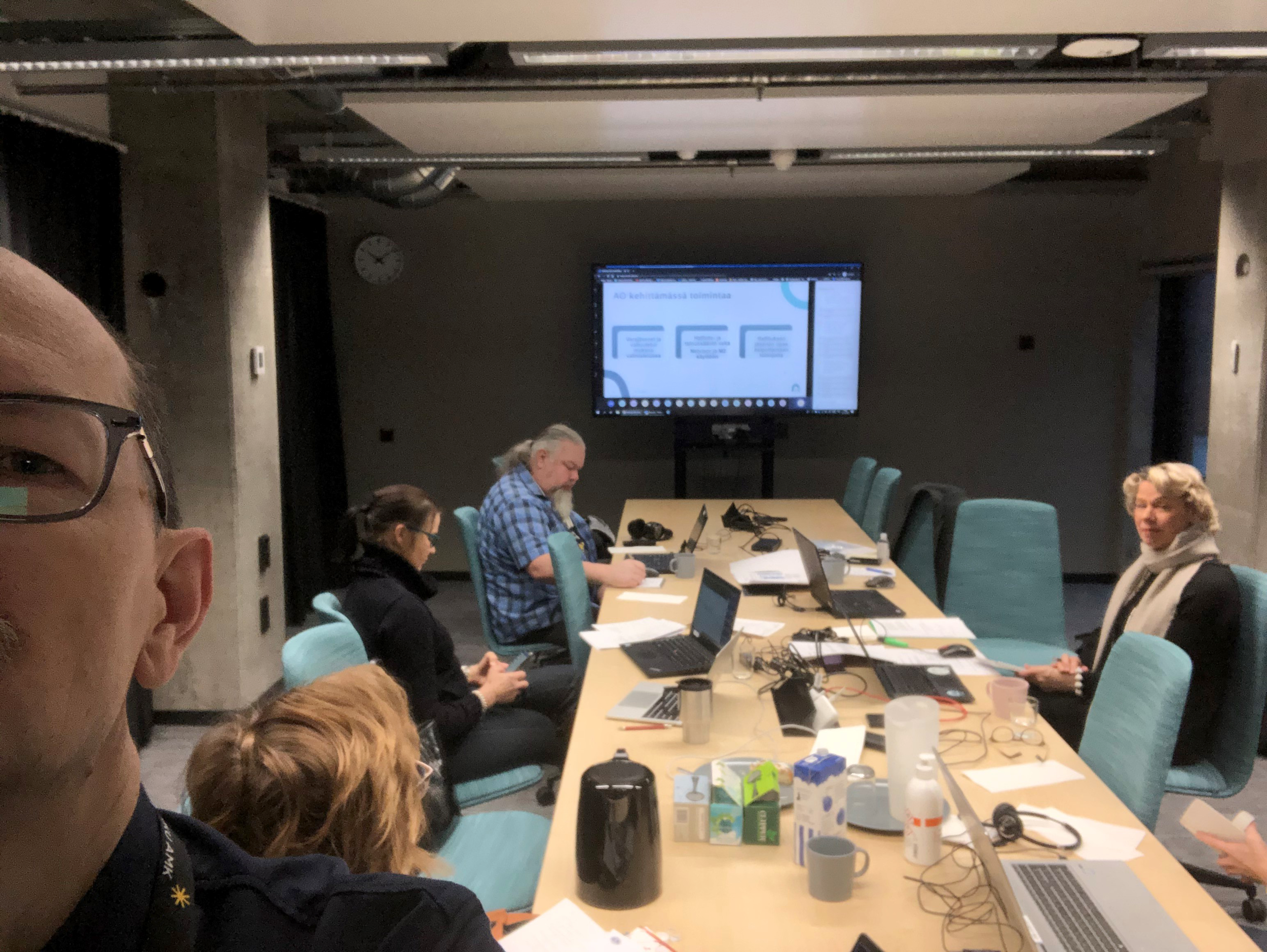 AO ry:n vuosikokous 2020, etäpesäkkeessä, Turun AMK:n EduCity.