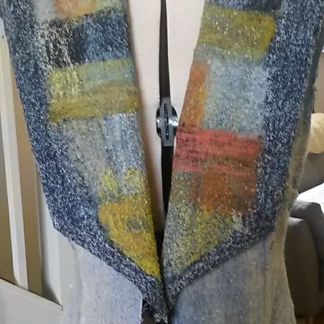 Work in Progress for the Foraged Colour project- Linda Row has begun sewing together the coat she designed for textiles made by @hewittgill for the Foraged Colour project (www.foragedcolour.org Arts Council England funded).
#foragedcolour #textiles #