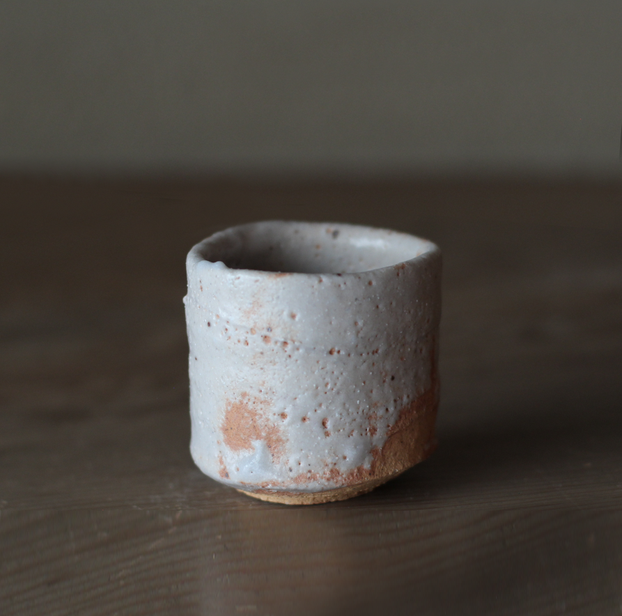 辻村史朗　志野ぐい呑 ｜Shiro Tsujimura, Sake cup, Shino style