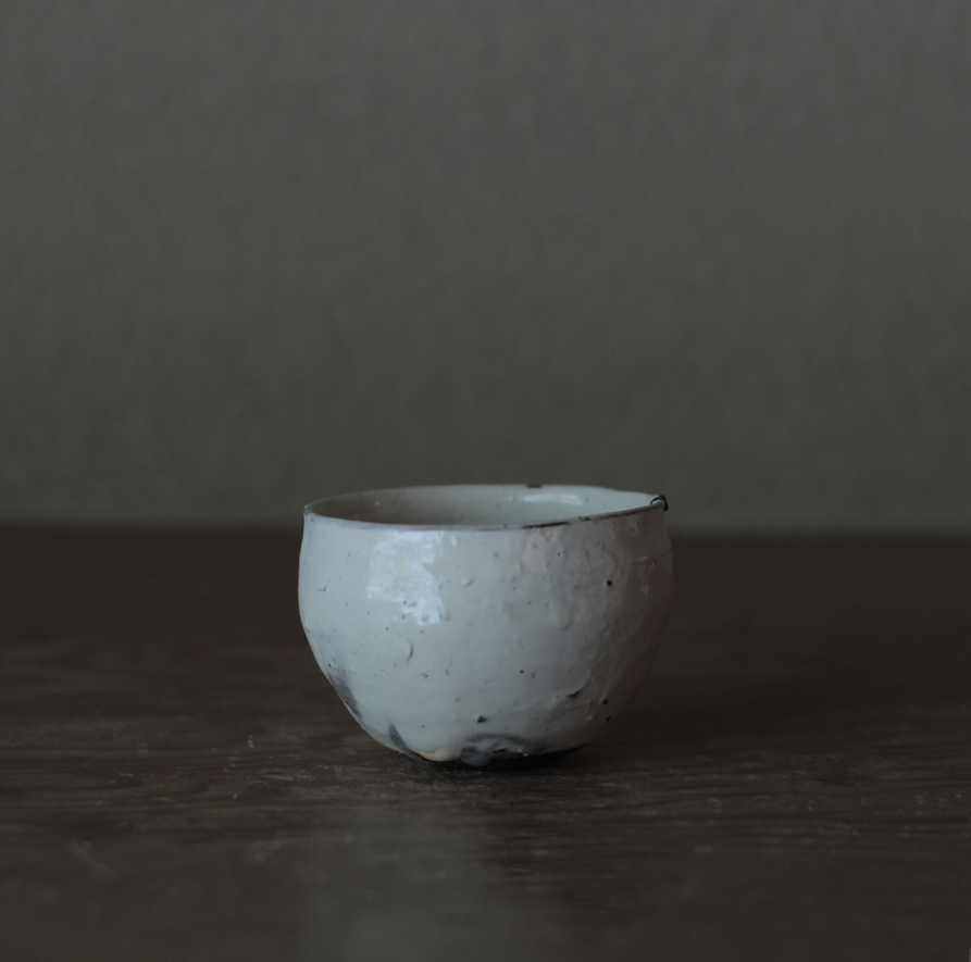辻村史朗　粉引ワインカップ ｜Shiro Tsujimura, Sake cup, Kohiki style