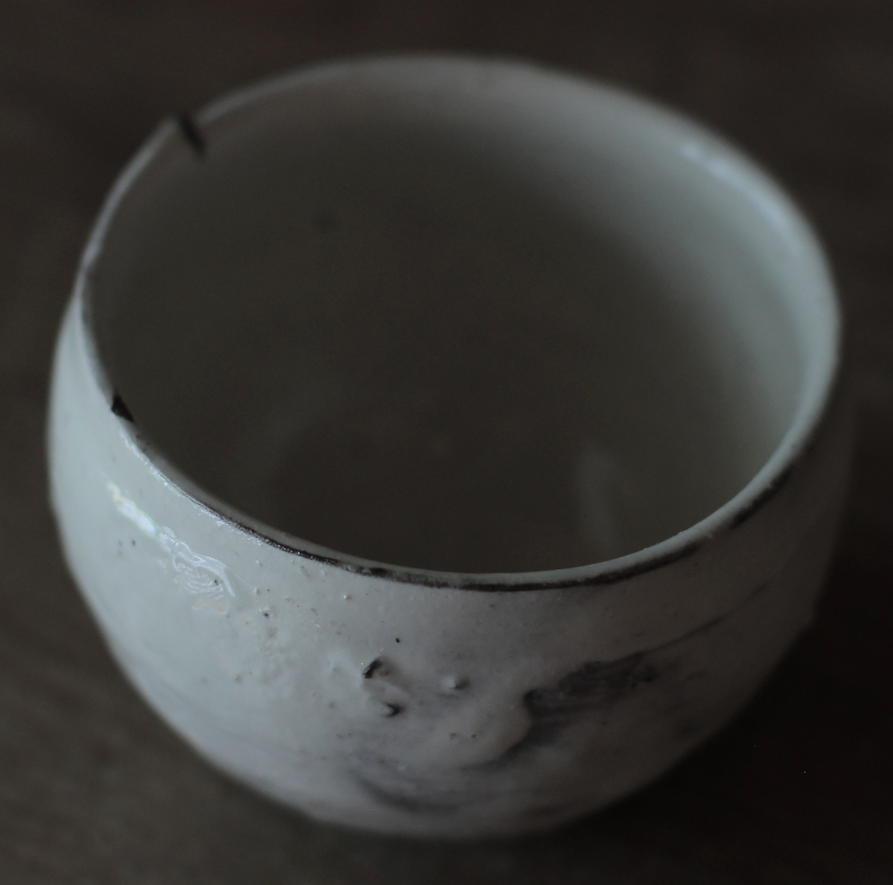 辻村史朗　粉引ワインカップ ｜Shiro Tsujimura, Sake cup, Kohiki style