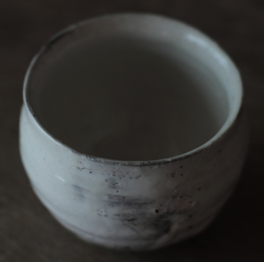 辻村史朗　粉引ワインカップ ｜Shiro Tsujimura, Sake cup, Kohiki style