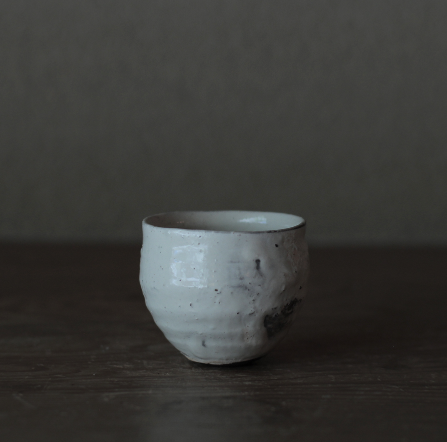 辻村史朗　粉引ワインカップ ｜Shiro Tsujimura, Sake cup, Kohiki style