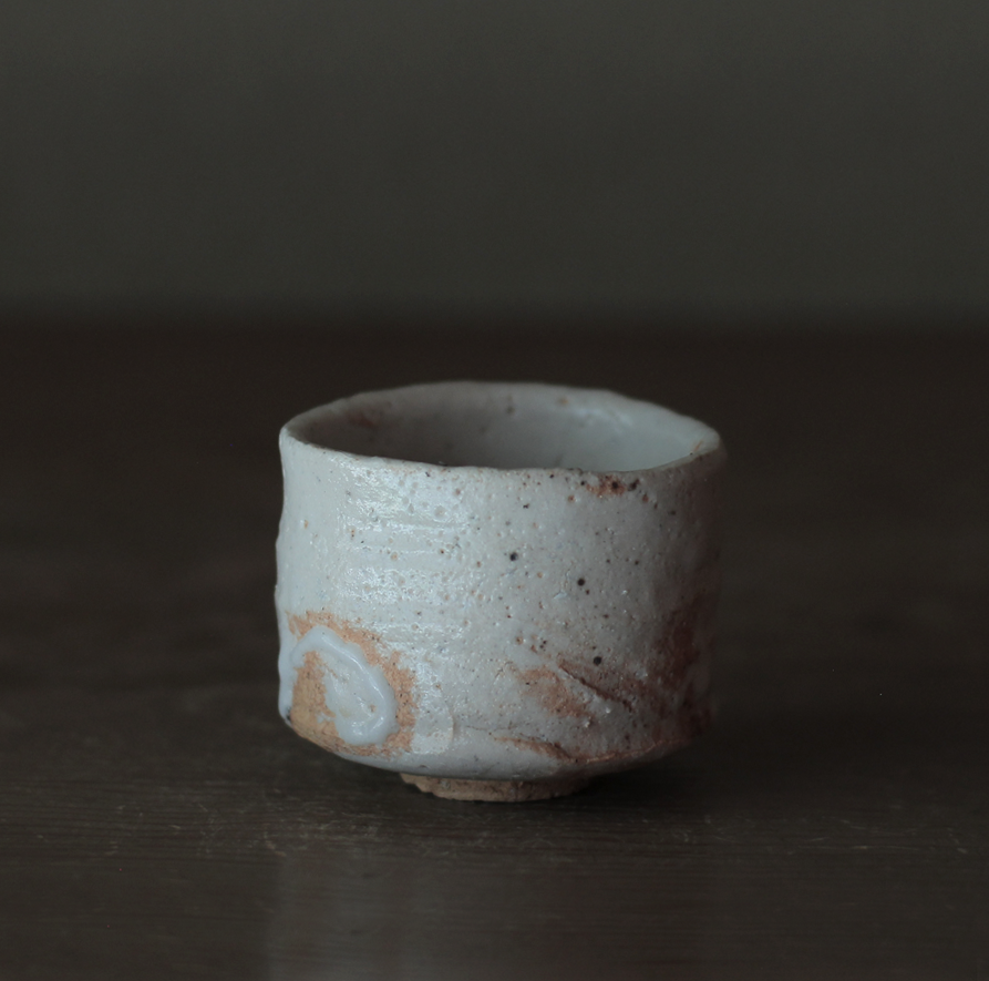 辻村史朗　志野ぐい呑 ｜Shiro Tsujimura, Sake cup, Shino style (Copy) (Copy)