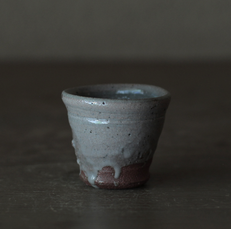 辻村史朗　唐津ぐい呑	｜Shiro Tsujimura, Sake cup, Karatsu style