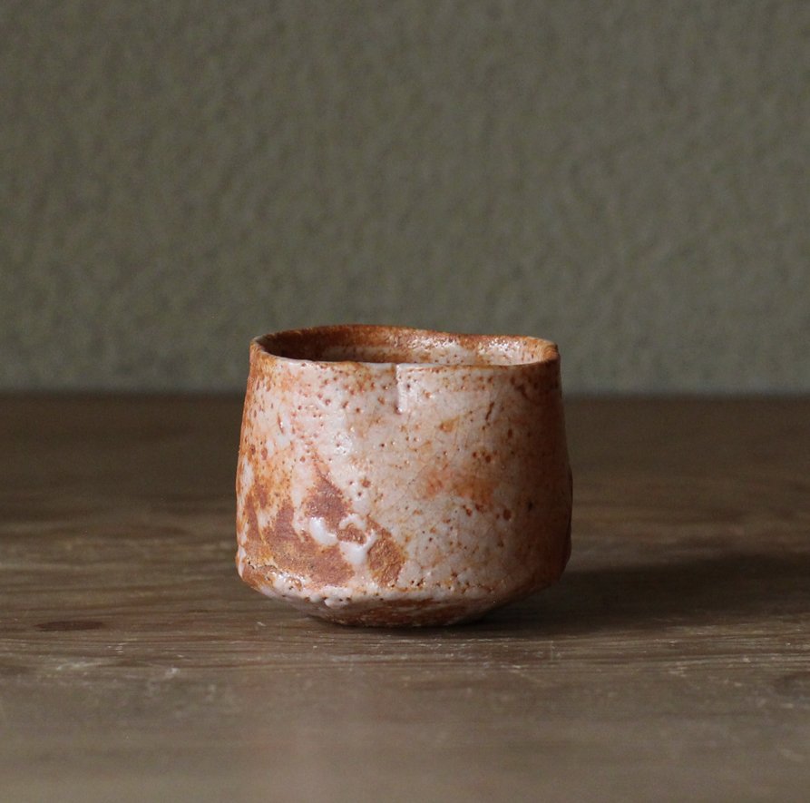 辻村史朗　志野ぐい呑｜Shiro Tsujimura, Sake cup, Shino style