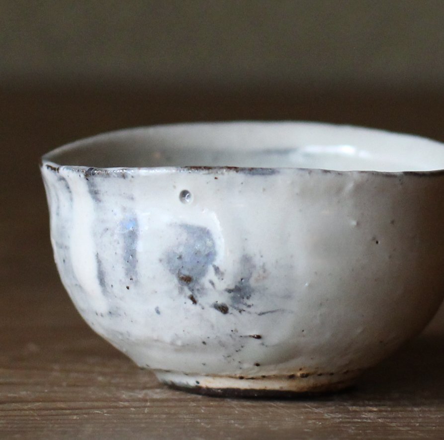 辻村史朗　粉吹ぐい呑	｜Shiro Tsujimura, Sake cup, Kofuki style