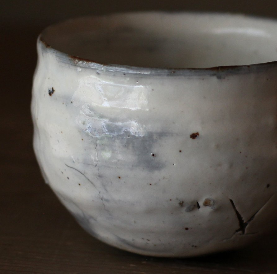 辻村史朗　粉引ワインカップ｜Shiro Tsujimura, Sake cup, Kohiki style