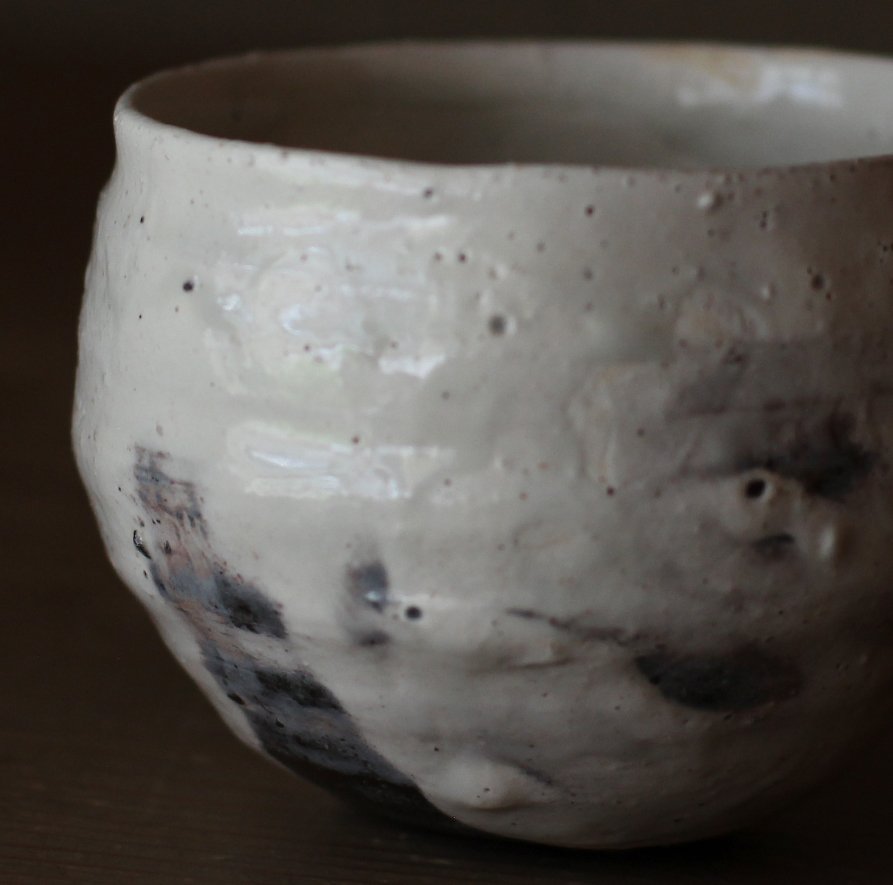 辻村史朗　粉引ワインカップ｜Shiro Tsujimura, Sake cup, Kohiki style