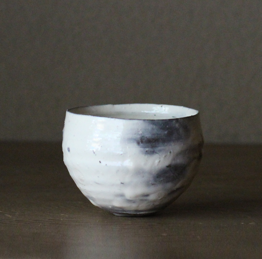 辻村史朗　粉引ワインカップ｜Shiro Tsujimura, Sake cup, Kohiki style