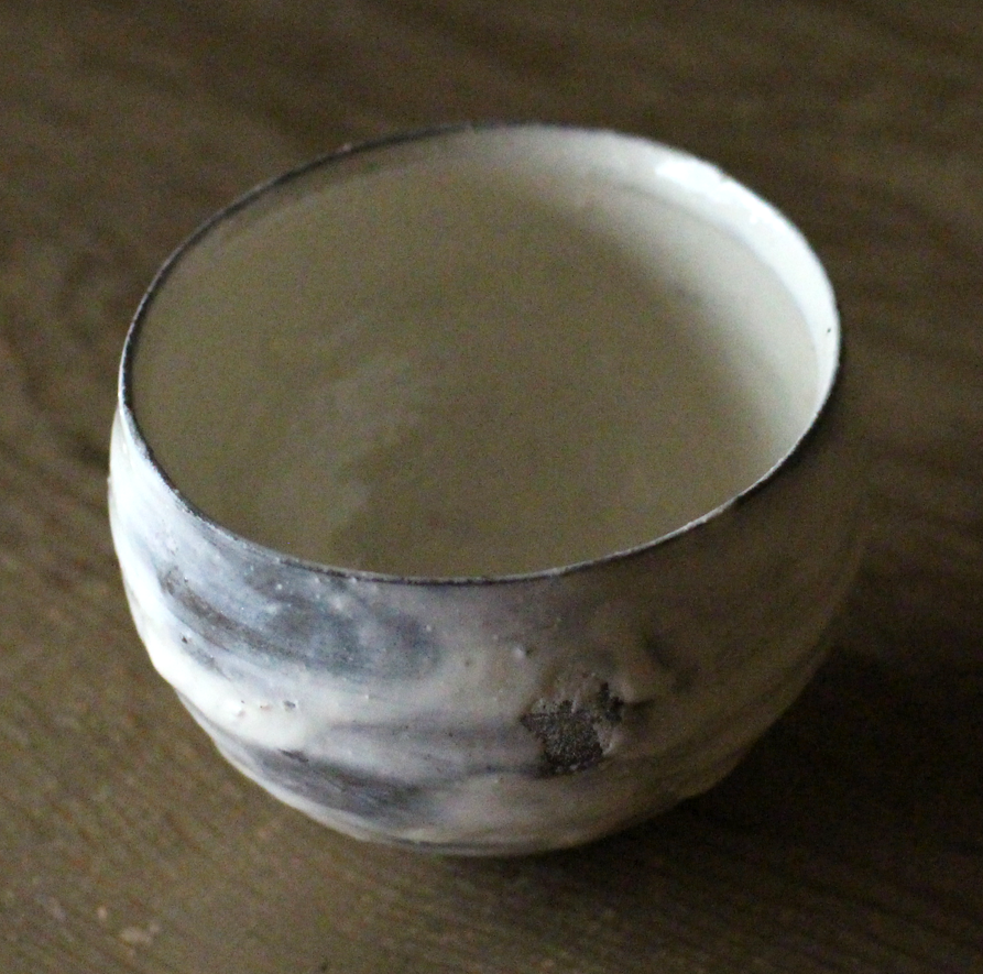 辻村史朗　粉引ワインカップ｜Shiro Tsujimura, Sake cup, Kohiki style