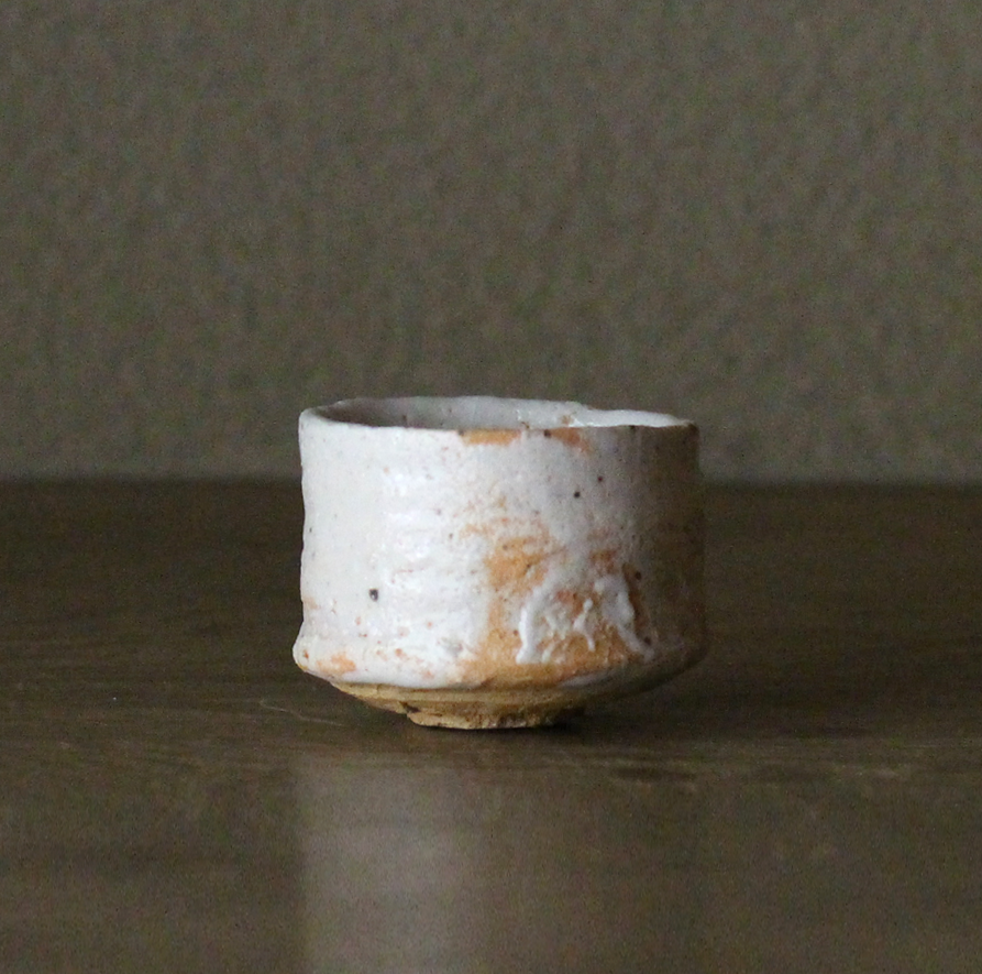 辻村史朗　志野ぐい呑	｜Shiro Tsujimura, Sake cup, Shino style (Copy)