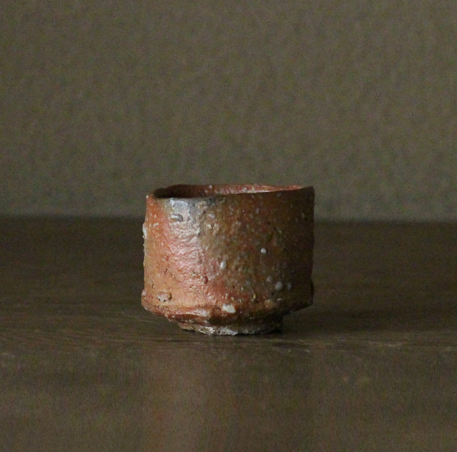 辻村史朗　信楽ぐい呑	｜Shiro Tsujimura, Sake cup, Shigaraki style (Copy)