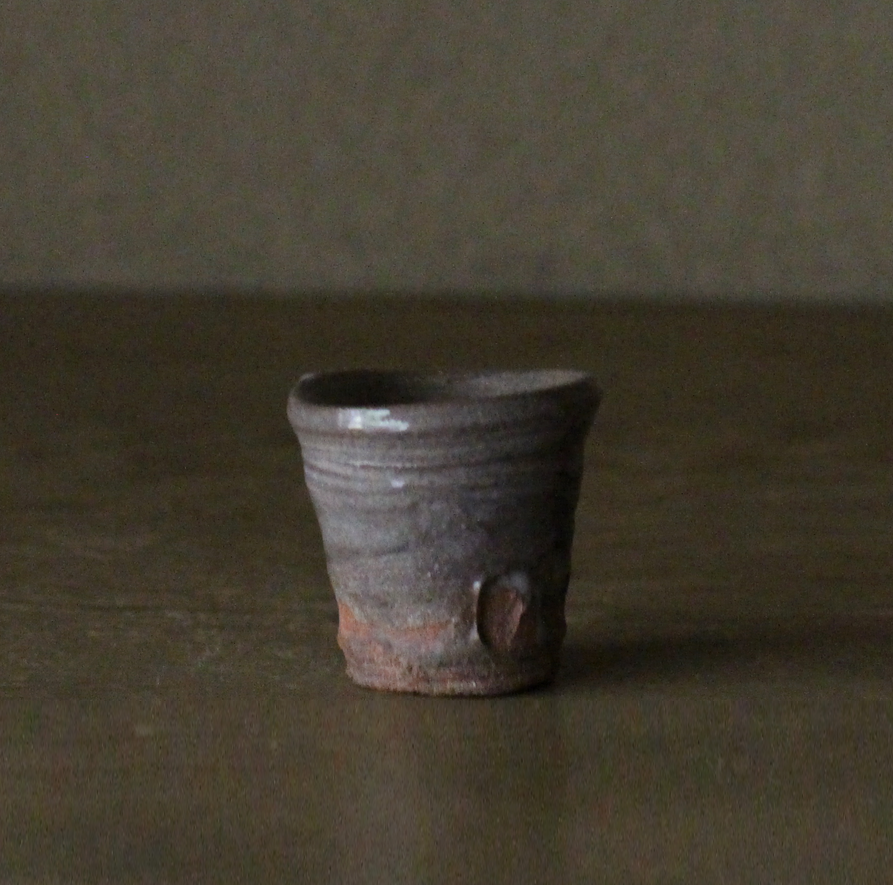 辻村史朗　唐津ぐい呑｜Shiro Tsujimura, Sake cup, Kartsu style  (Copy)