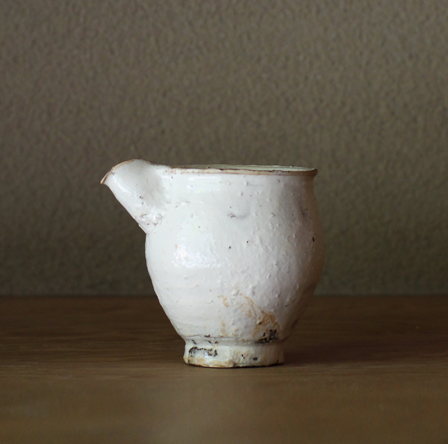 辻村史朗　粉吹片口 ｜Shiro Tsujimura,  Lipped bowl, Kofuki style (Copy)