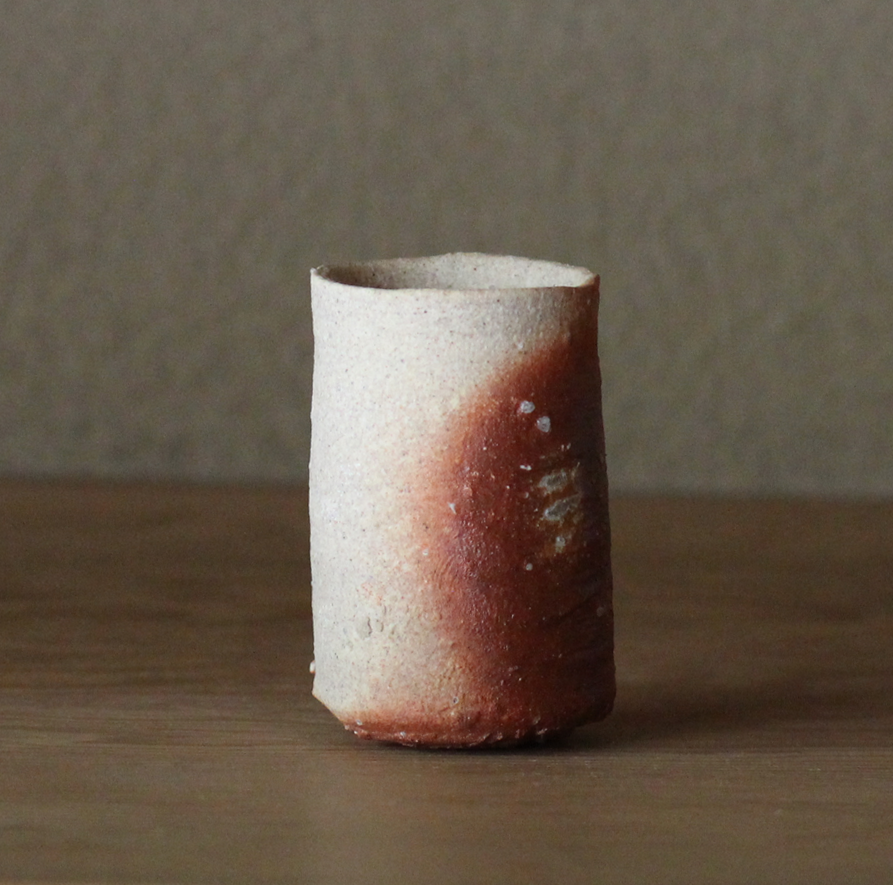 辻村史朗　信楽ぐい呑｜Shiro Tsujimura, Sake cup, Shigaraki style
