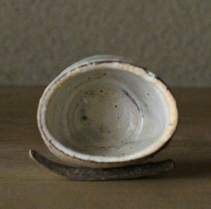 辻村史朗　粉吹ぐい呑｜Shiro Tsujimura, Sake cup, Kofuki style