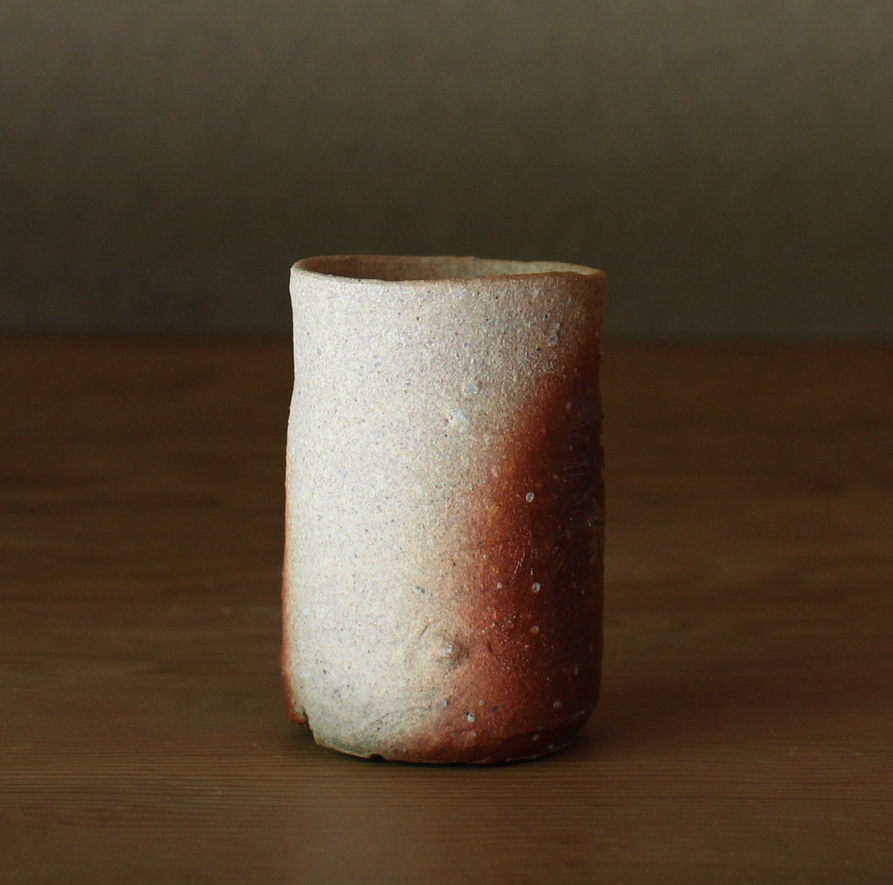 辻村史朗　信楽ぐい呑｜Shiro Tsujimura, Sake cup, Shigaraki style