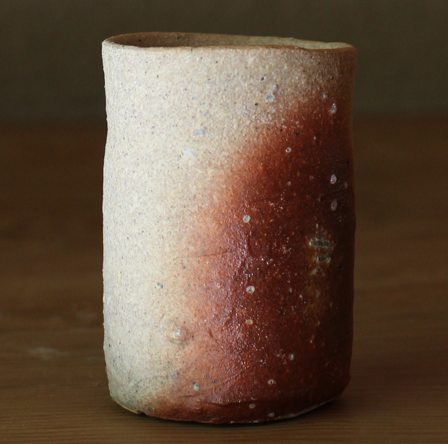 辻村史朗　信楽ぐい呑｜Shiro Tsujimura, Sake cup, Shigaraki style