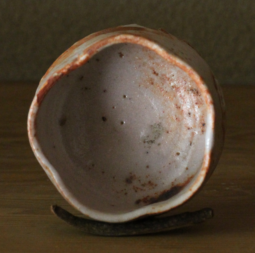 辻村史朗　	志野ぐい呑｜Shiro Tsujimura, Sake cup, Shino style (Copy)