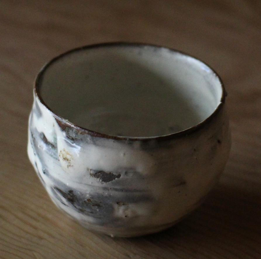 辻村史朗　粉引ワインカップ｜Shiro Tsujimura, Sake cup, Kohiki style