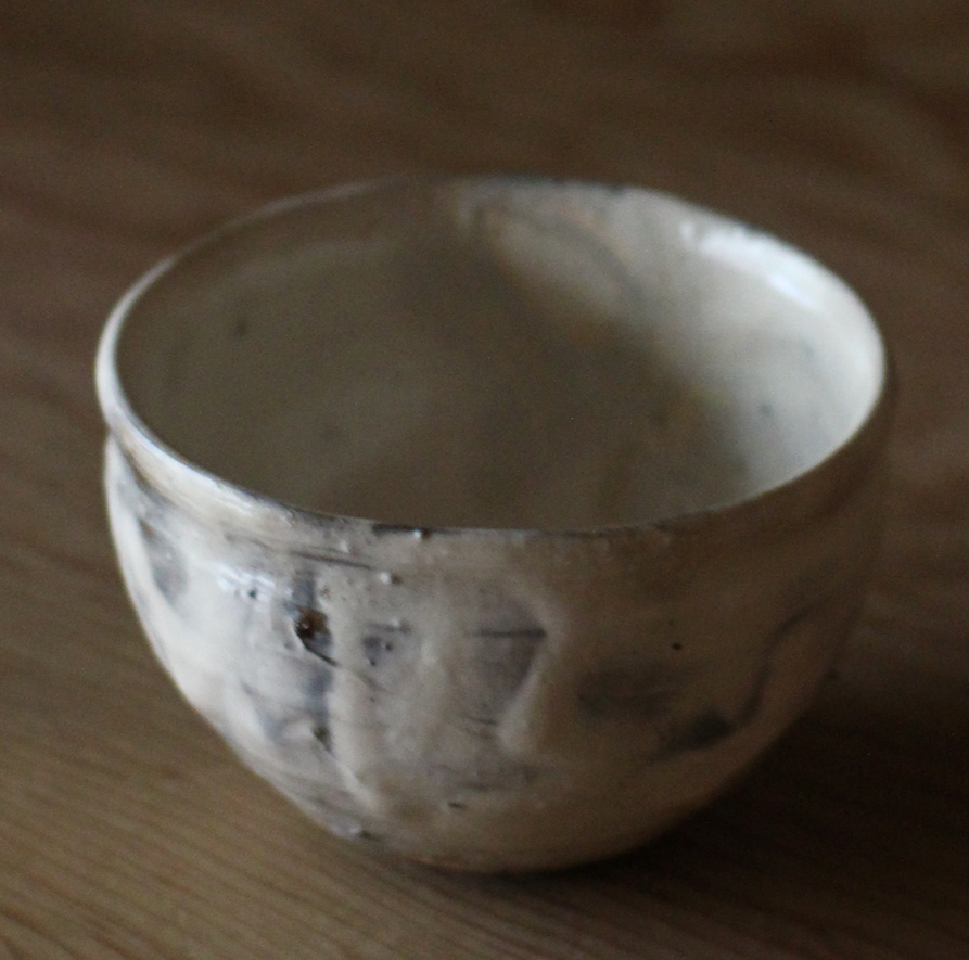 辻村史朗　粉引ワインカップ｜Shiro Tsujimura, Sake cup, Kohiki style