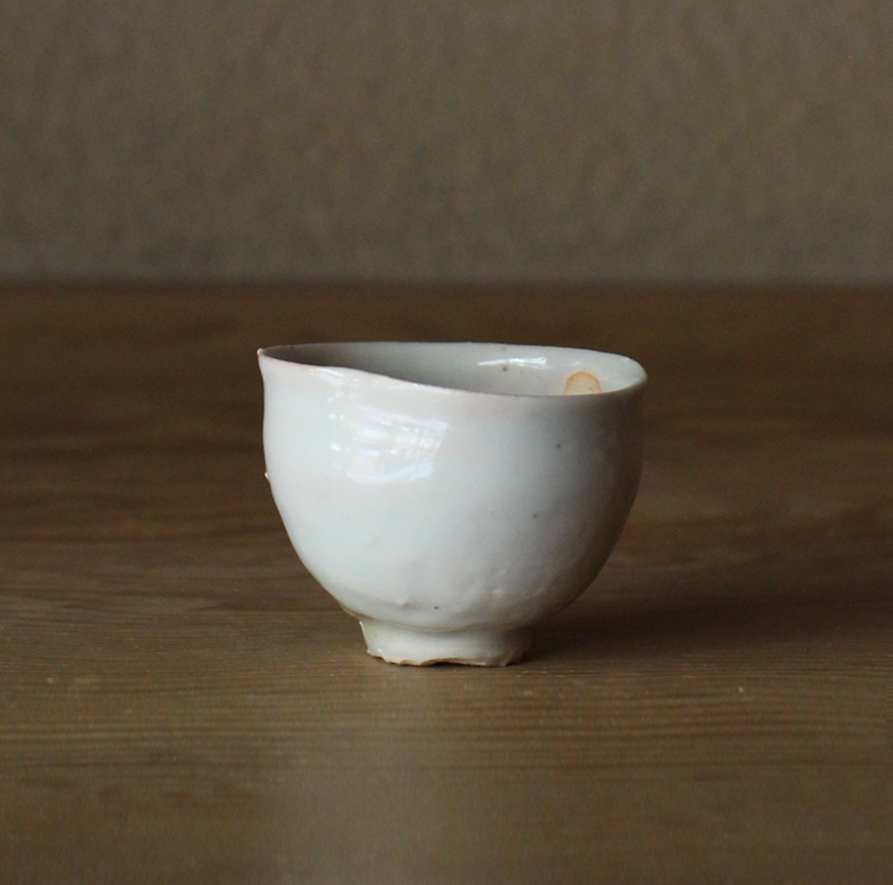 辻村史朗　磁土ぐい呑｜Shiro Tsujimura, Porcelain Sake cup