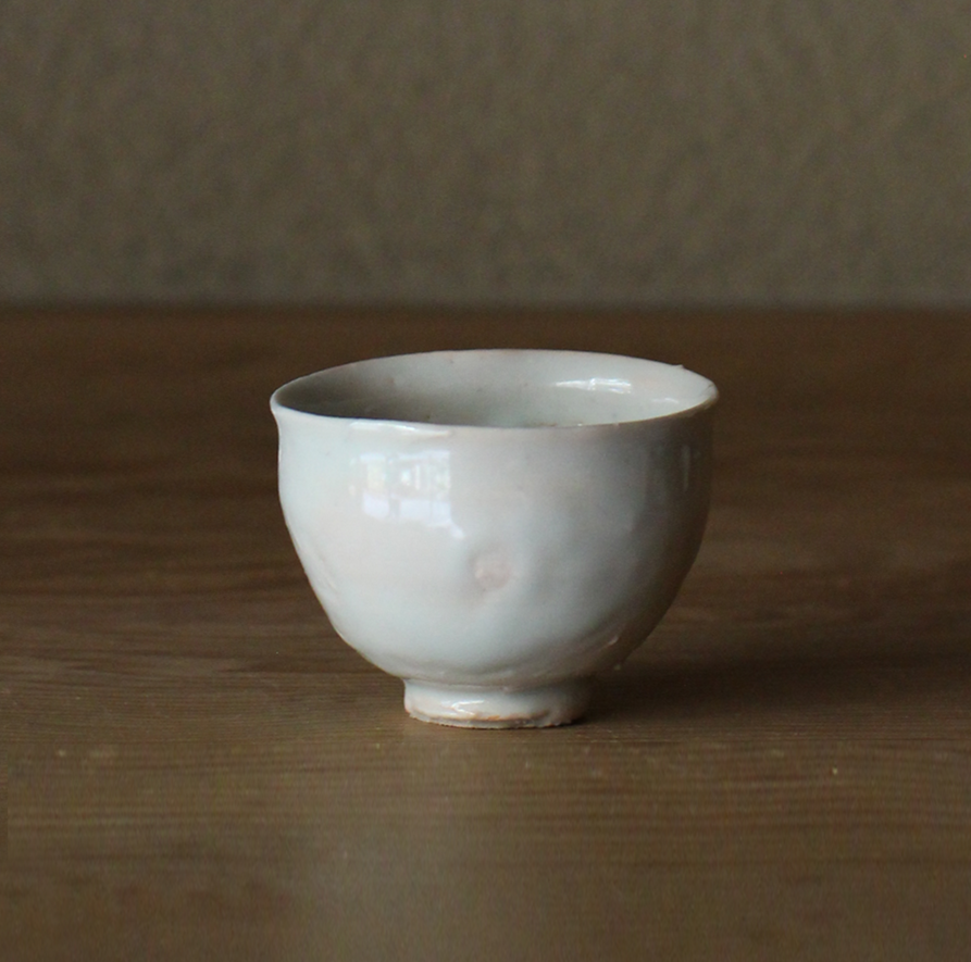 辻村史朗　磁土ぐい呑｜Shiro Tsujimura, Porcelain Sake cup