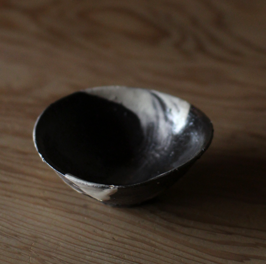 辻村史朗　刷毛目ぐい呑｜Shiro Tsujimura, Sake cup, Hakeme style