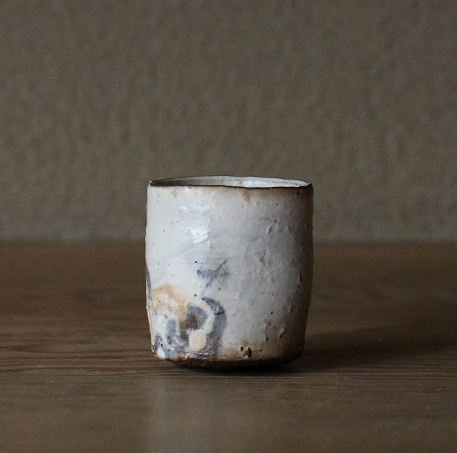 辻村史朗　粉吹ぐい呑｜Shiro Tsujimura, Sake cup, Kofuki style