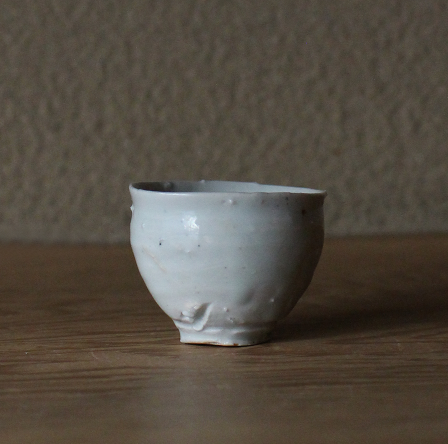 辻村史朗　磁土ぐい呑｜Shiro Tsujimura, Porcelain Sake cup