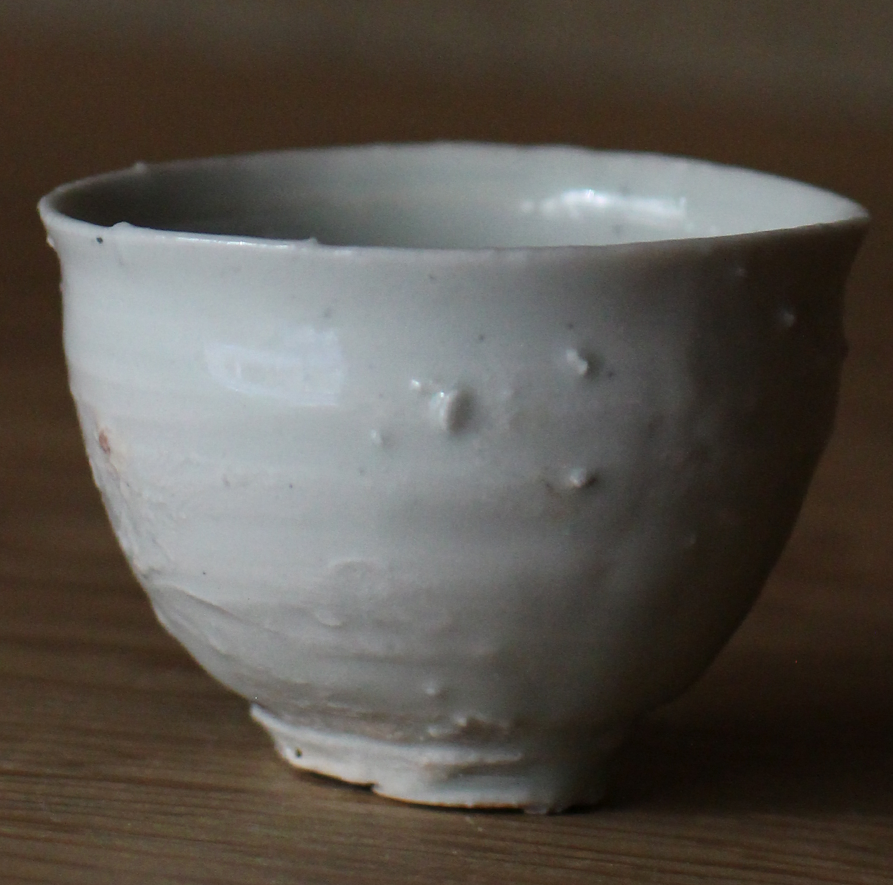 辻村史朗　磁土ぐい呑｜Shiro Tsujimura, Porcelain Sake cup