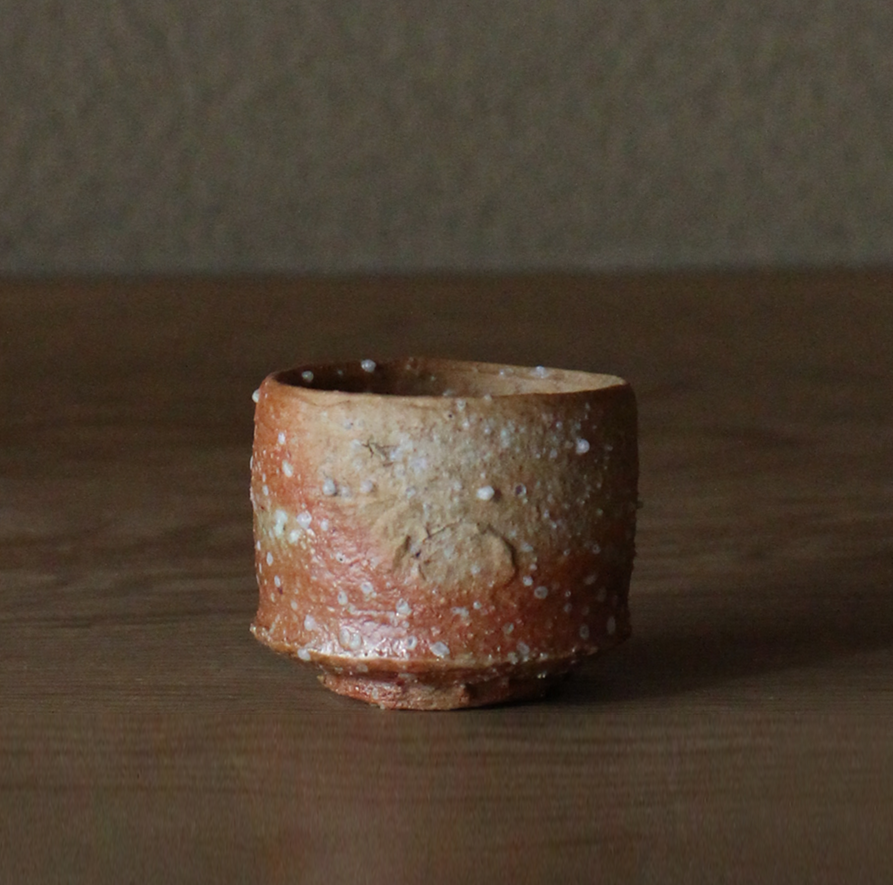 辻村史朗　信楽ぐい呑	｜Shiro Tsujimura, Sake cup, Shigaraki style