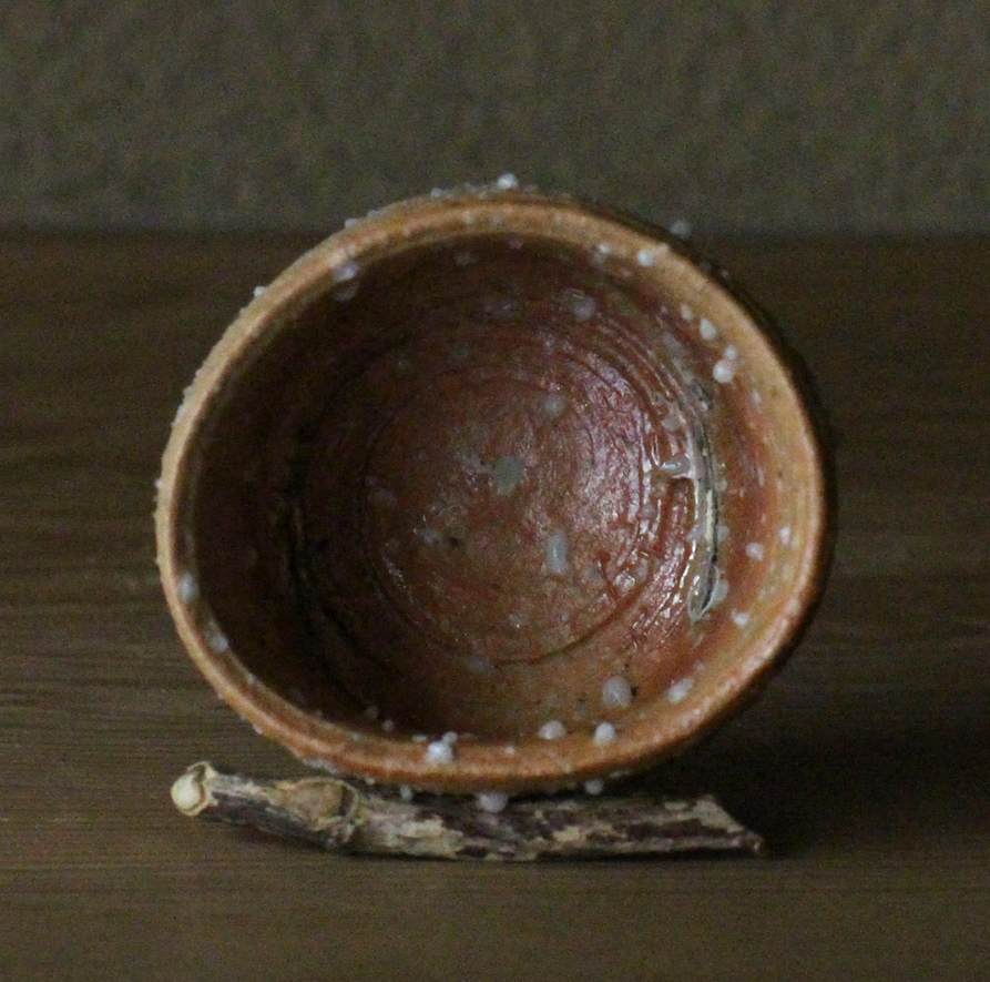 辻村史朗　信楽ぐい呑	｜Shiro Tsujimura, Sake cup, Shigaraki style