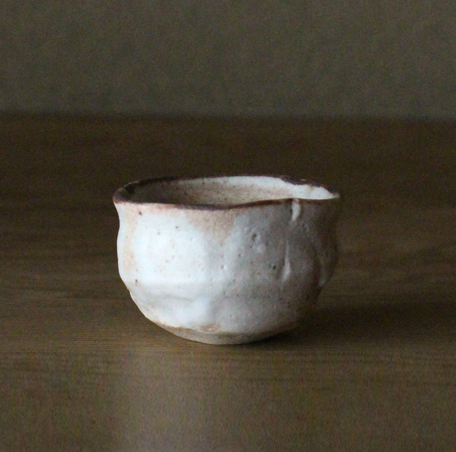 辻村史朗　志野ぐい呑｜Shiro Tsujimura, Sake cup, Shino style (Copy)