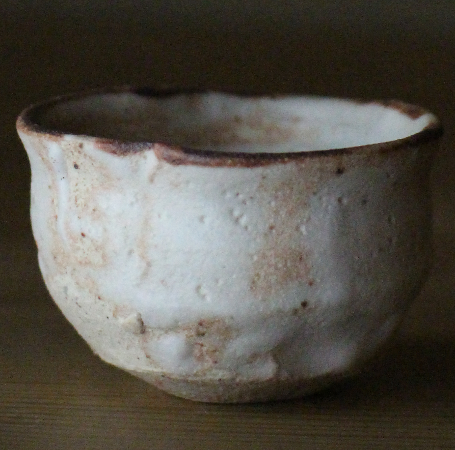 辻村史朗　志野ぐい呑｜Shiro Tsujimura, Sake cup, Shino style (Copy)