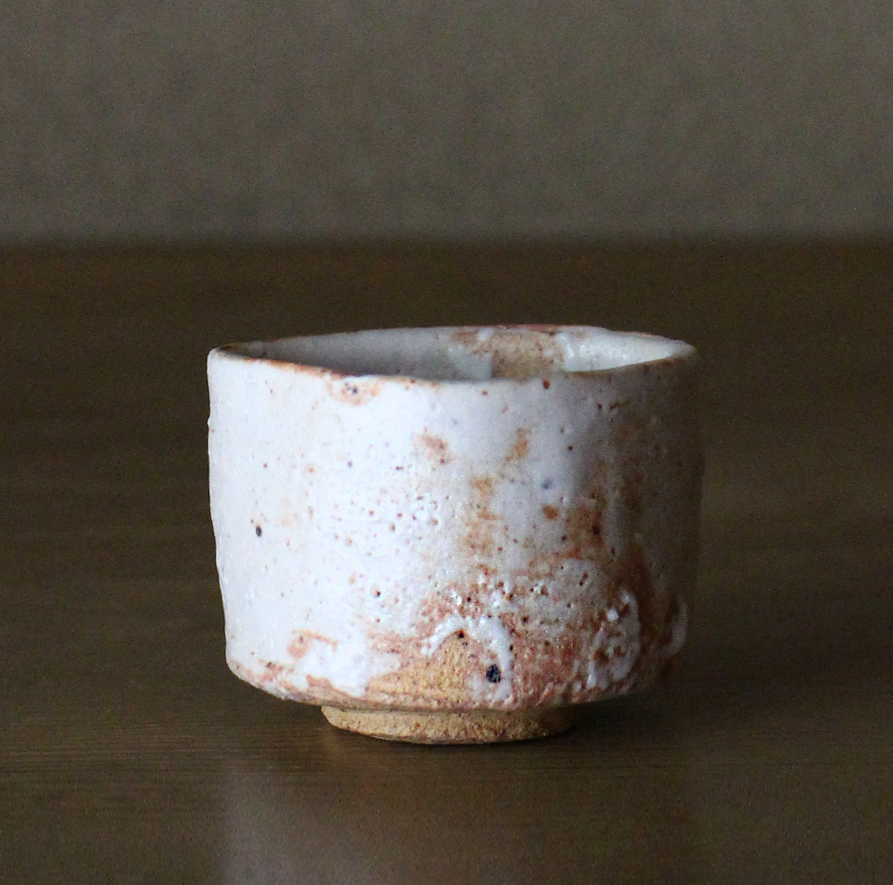 辻村史朗 志野ぐい呑|Shiro Tsujimura, Sake cup, Shino style